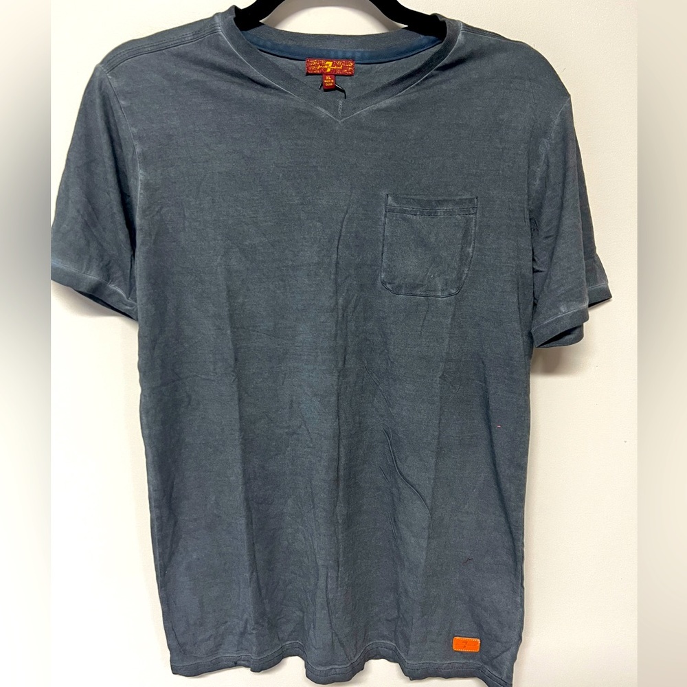 Boys XL 7 For All Mankind v-neck t-shirt